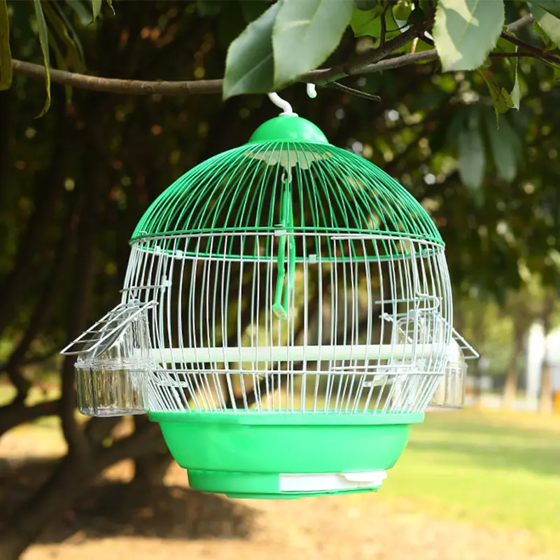 Small Bird Cage Pearl Bird Parrot Acacia Wrought Iron Universal Birdcage Small Bird Metal Wire Home