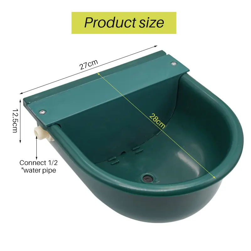 Farm Animals Cattle Goat Water Drinker Bowl Automatic Water Bowl Float Valve Cow Horse Drinking Bowl Livestock Feeding Eqipment
