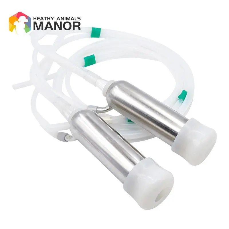 5L Electric Pulsating Milking Machine Stainless Steel Milker Farm Cows Goats Vacuum Pump 220V Pasture Cattle Sheep Milker