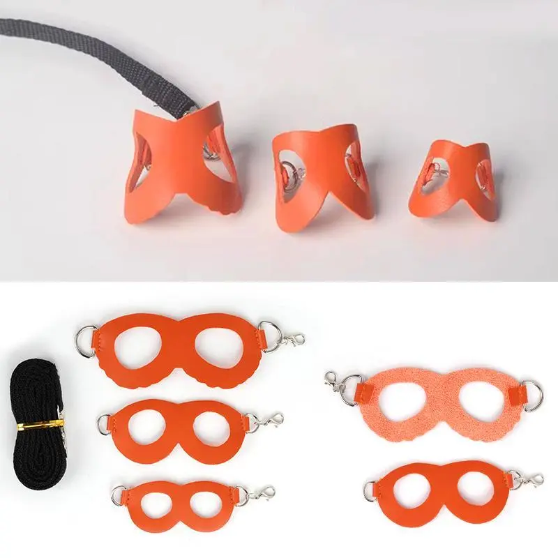 3Pcs Small Pet Leash Hamster Anti-Biting Strap Split Traction Rope Pet Training Leash Anti Lost Rope Chinchilla Leashes Squirrel