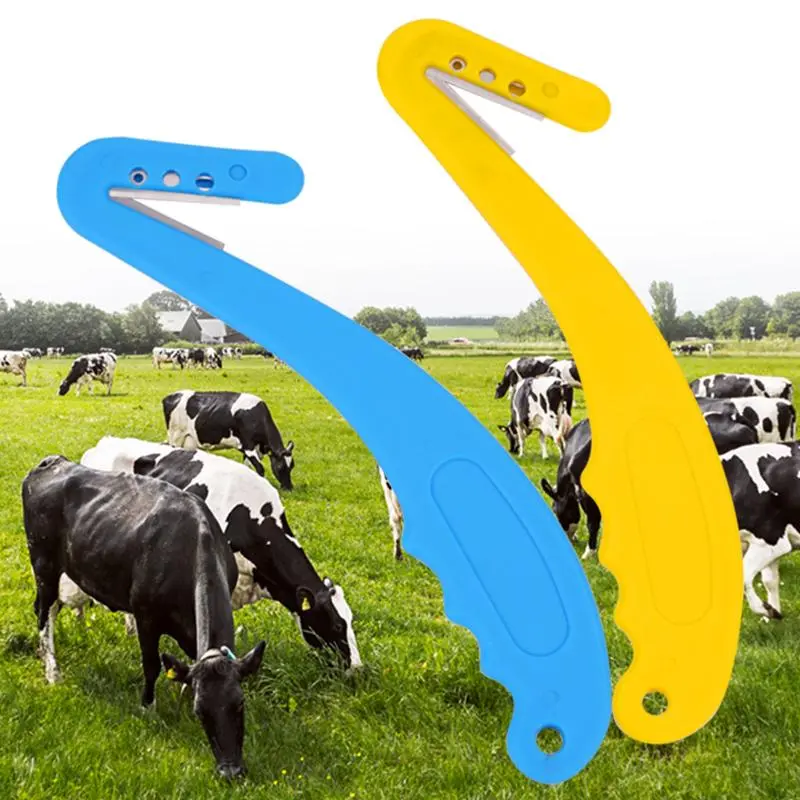 1Pcs Farm Animals Ear Tag Removal Tool Livestock Safety Ear Tag Cutter Goat Sheep Pig Tag Removal Knife Safe Durable Farm Tools