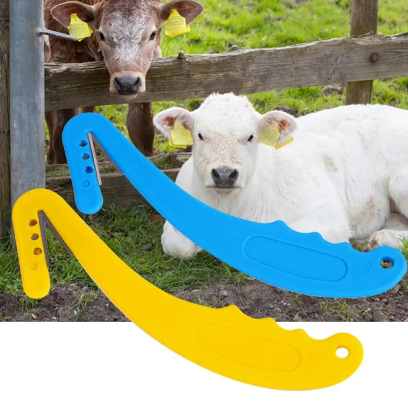 1Pcs Farm Animals Ear Tag Removal Tool Livestock Safety Ear Tag Cutter Goat Sheep Pig Tag Removal Knife Safe Durable Farm Tools