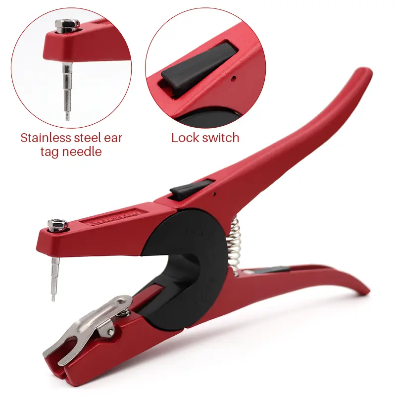 1 Pcs Ear tag Pliers Practical Cattle Livestock Metal Goat Ear Tag Animal Tool Plier Forcep Applicator Sheep Identification