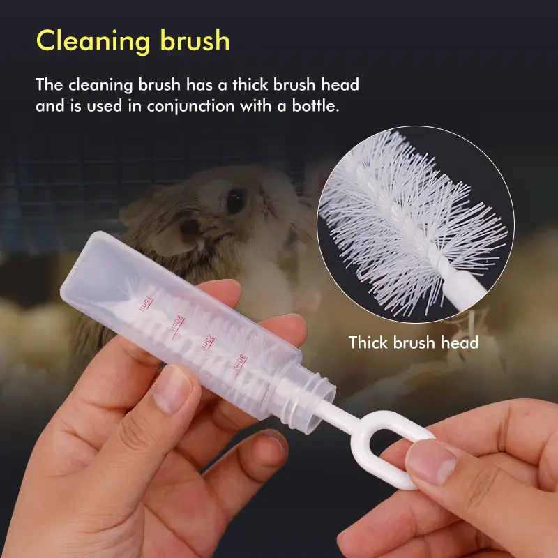 Pet Milk Feeding Bottle Silicone Baby Nipple Hamster Newborn Cat Nursing Drinking Bottle Kitten Puppy Small Animals Feeding Tool
