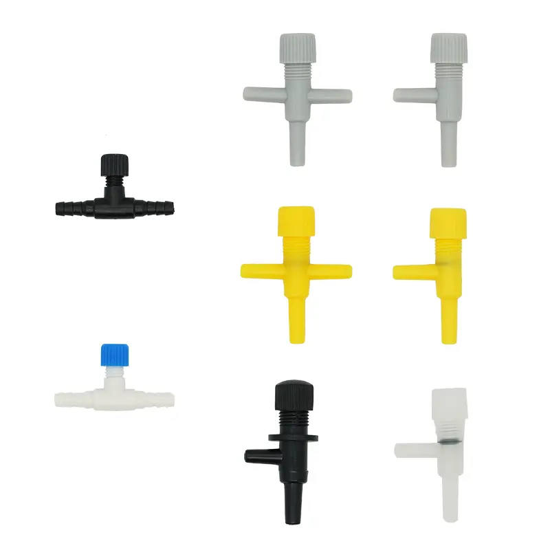 10/20pcs Aquarium Air Flow Control Valve Tap Fish Tank Air Water Flow Regulator Hose Connector Control Valve For 5mm Oxygen Tube