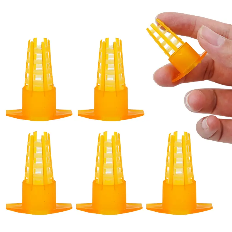10/20Pcs Plastic Bees Protective Cover Cell Protector Cages Bee Queen Cage Beekeeping Equipments Apiculture Supplies