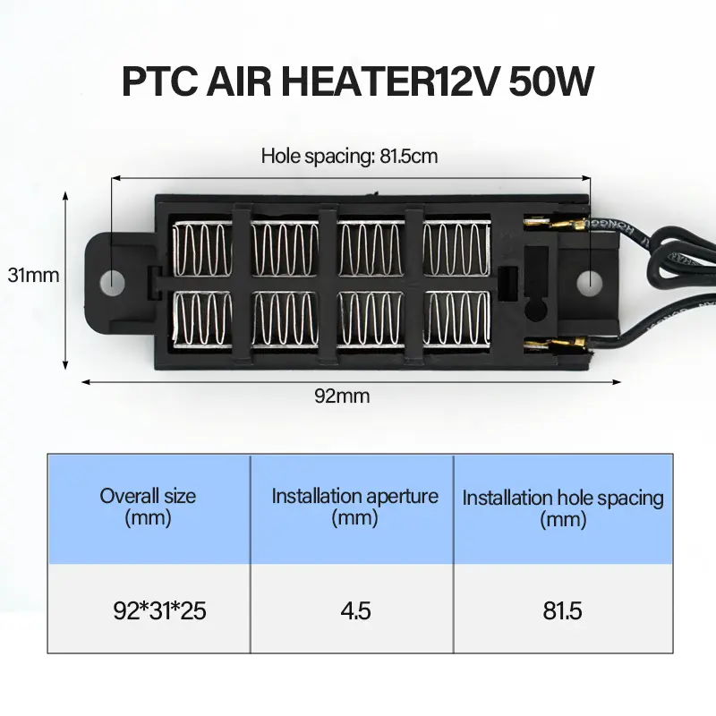 Automatic Air Heater Insulation PTC Heaters Thermostatic Heating Element Portable Multipurpose Heater Incubator Patio Heaters
