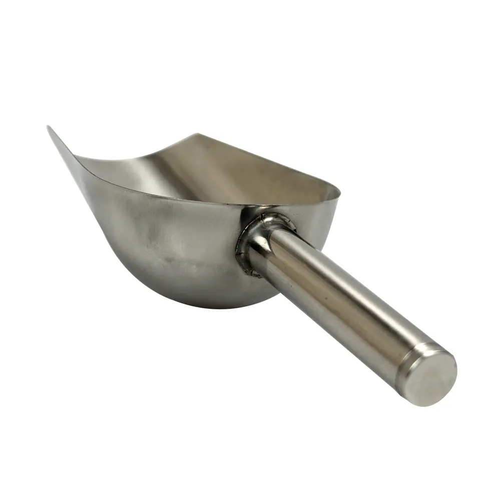 Farm Animal Pig Feed Shovel Thickened stainless steel hopper feeding hopper scoop shovel Products Equipments