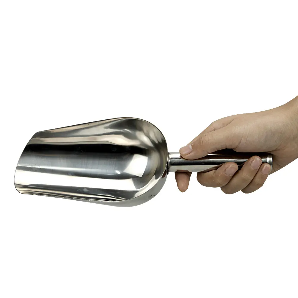 Farm Animal Pig Feed Shovel Thickened stainless steel hopper feeding hopper scoop shovel Products Equipments