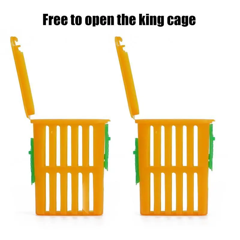 5Pcs Queen Bee Post Cage Beekeeping Queen Cages Move Transmit Grid Box Bee Marking Cage Beekeeping Tools Queens Shipping Box