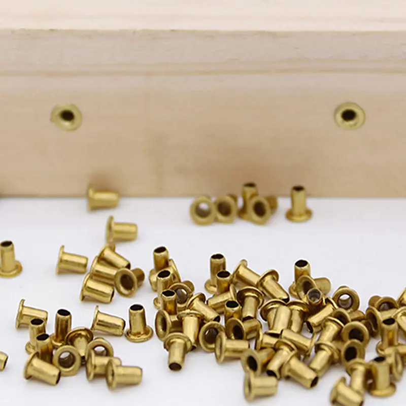 1100 Pcs Beekeeping Tools Bee Beehive Nest Box Threading Hole Italian Bees Nest Box Nest Foundation Copper Eye Hive Copper Eyes