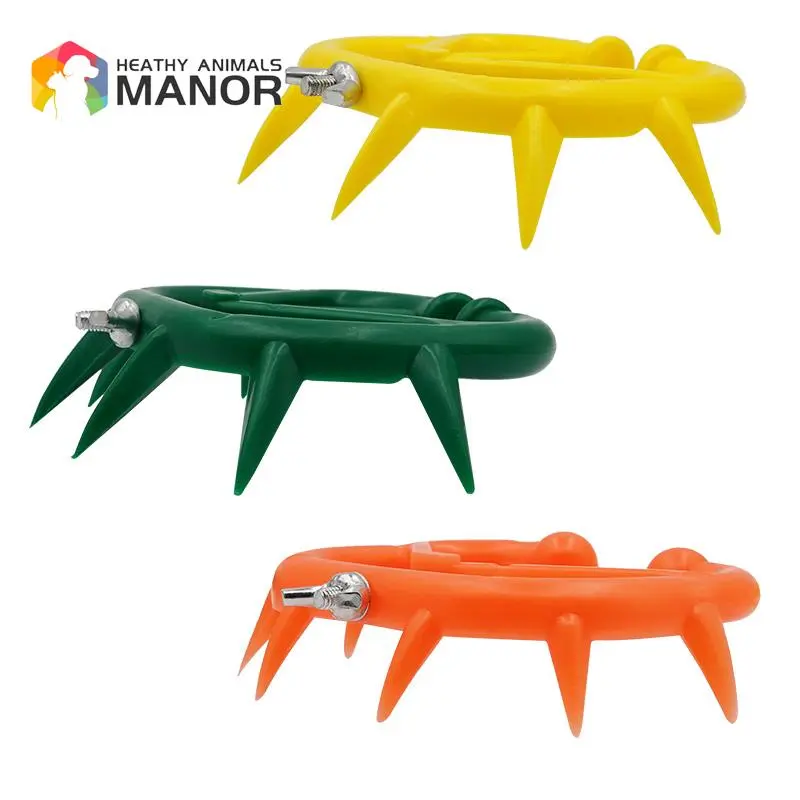 20 Pcs Plastic Durable Cattle Rings Cow Weaner Anti Sucking Milking Stop Kit Calf Weaner Calf Nose Ring Farm Products