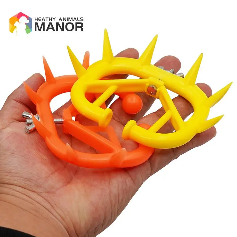 20 Pcs Plastic Durable Cattle Rings Cow Weaner Anti Sucking Milking Stop Kit Calf Weaner Calf Nose Ring Farm Products