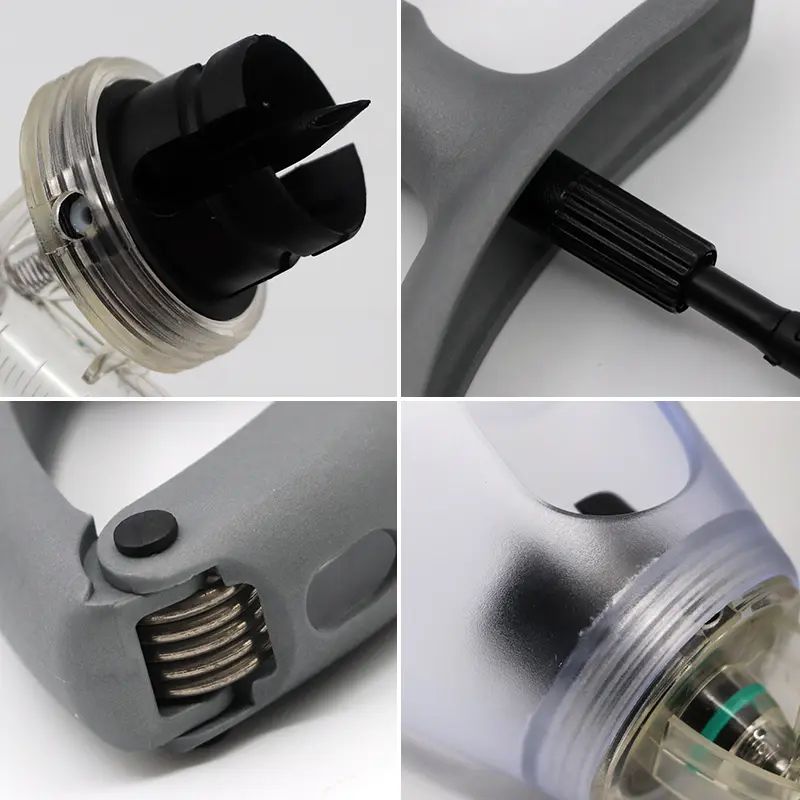 2Ml/5Ml Animal Veterinary Syringe Continuous Vaccine Injector Adjustable for Chicken Pig Cattle Multi-Function Injector Noneedle