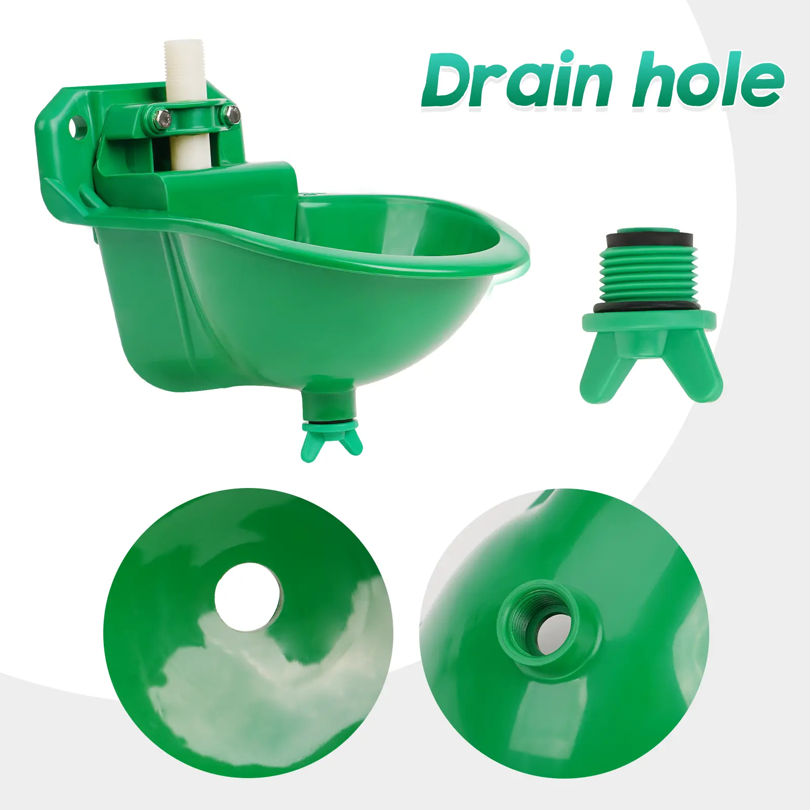 Automatic Sheep  Drinker Bowl With Valve Quality Water Fountain Cattle Sheep  Drinker Equipment  Drinking Tool