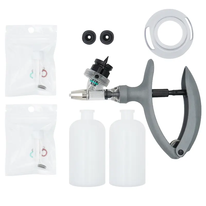 1ml/2ml /5ml Automatic Veterinary Continuous Syringe Animal Injection Adjustable Vaccine for livestock Pig Cattle Sheep