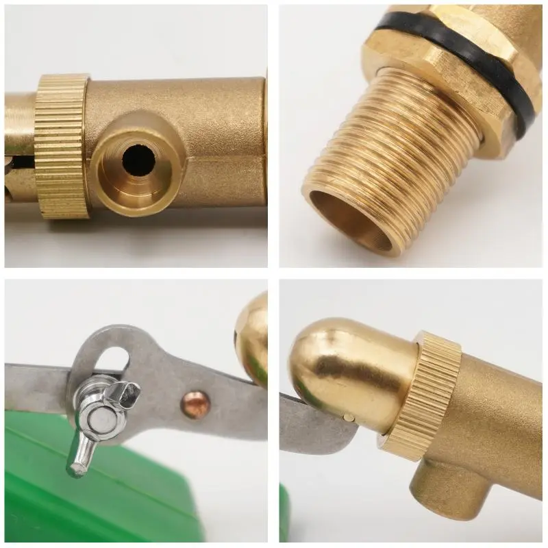 Automatic Brass Float Valve 1/2 Inch Float Ball Valve Fill Adjustable Float Ball Valve for Livestock Waterer Water Tank