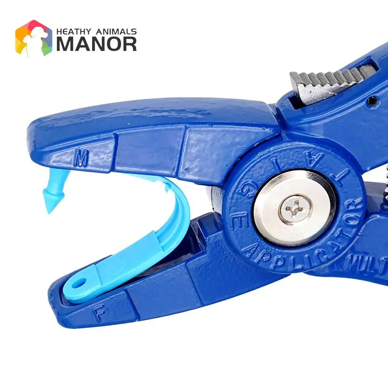 1Set Livestock Animal Goat Ear Tag Pliers Dog Rabbits Sheep Ear Tags Nylon Material Sheep Laser Ear Tag N0.001-1000