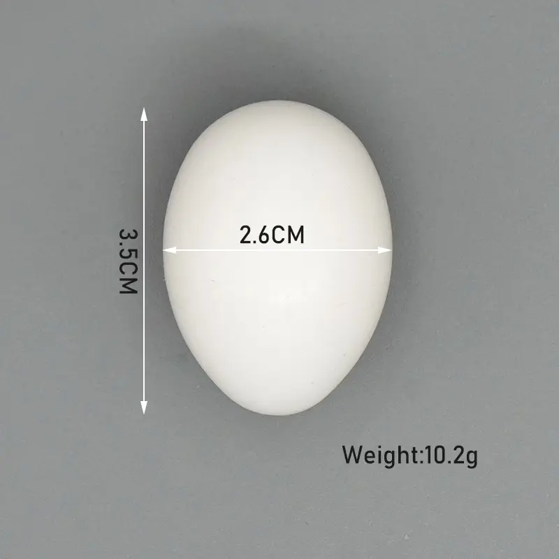 10pc Pigeon False Eggs Filled Plastic Simulation For Hatch Breeding Supplies  False Eggs for Racing Pigeons Breeding Supplie