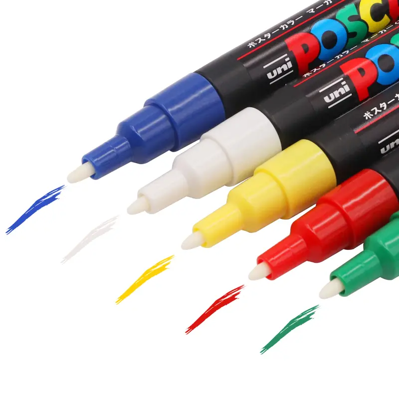 5pcs 8 Pcs/lot Bee marker LED Highlighter Marks Pen Queen Bee Marker Pen 8 Colors Optional Bevel Nib Paintbrush Beekeeping Tool