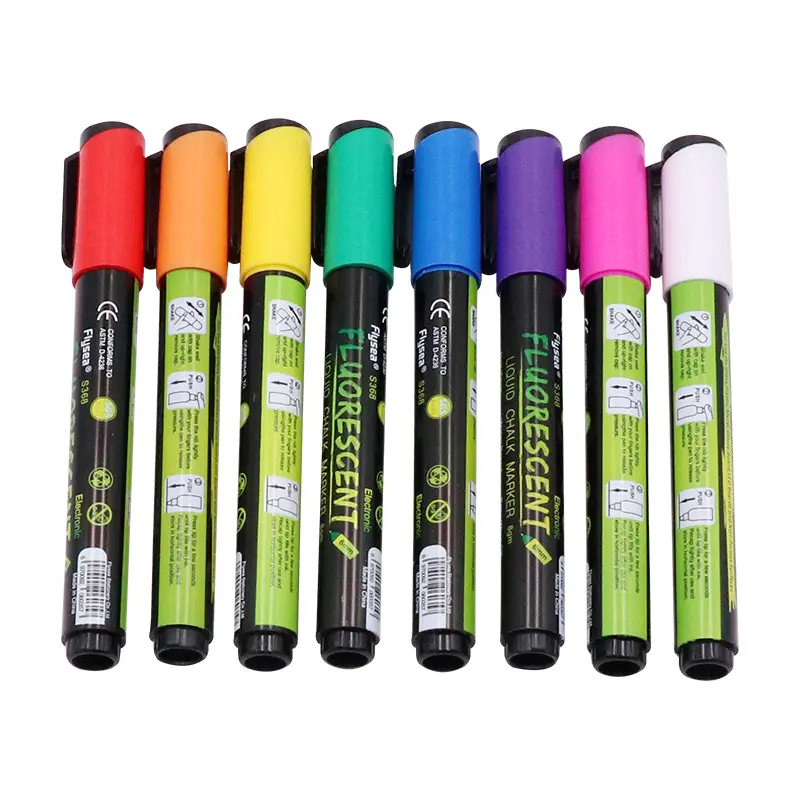 5pcs 8 Pcs/lot Bee marker LED Highlighter Marks Pen Queen Bee Marker Pen 8 Colors Optional Bevel Nib Paintbrush Beekeeping Tool