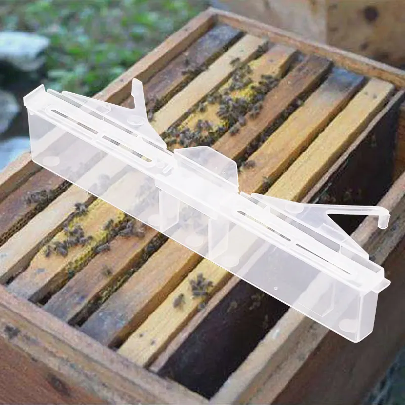 10 Packs Bee Hive Beetle Trap,clear Plastic Reusable Beetle Blaster Trap for Hive Beetle Beekeeping Helper Supplies