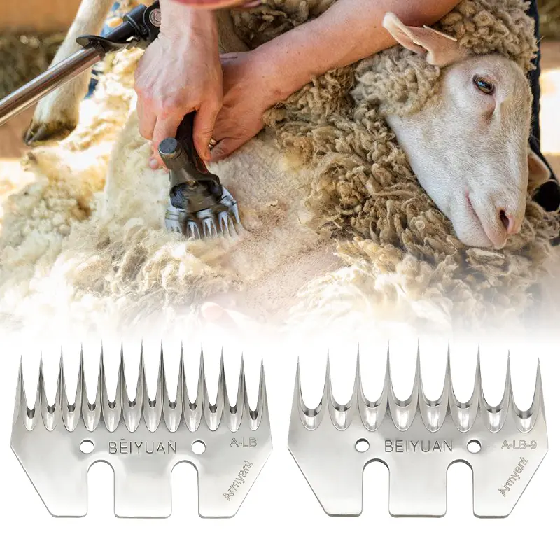 4/9/13 tooth Sheep Shearing CLipper Blade 9/13 Tooth Shears Convex Comb Cutter For Sheep Clipper Shears Scissors