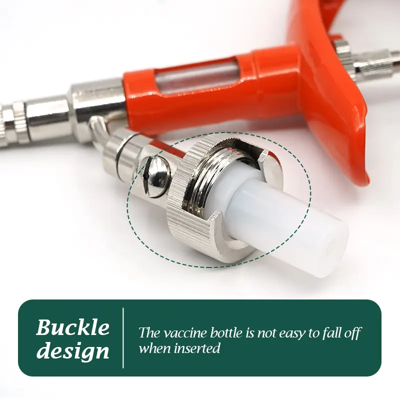 2Ml/5Ml Cattle Livestock Automatic Veterinary Continuous Syringe Animal Injection Adjustable Vaccine Syringe for Sheep
