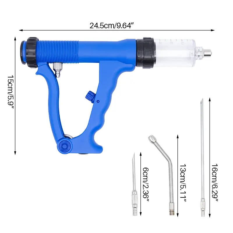 5/10/20/30/50Ml Continuous Feeding Medicine Syringe Veterinary Dosing Device Animals Pig Chicken Cattle Livestock