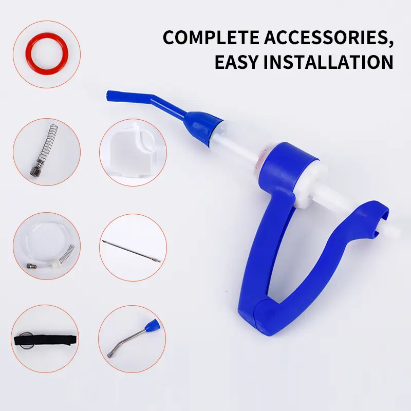 30Ml Drencher Continuous Feeding Gun Automatic Feeder for Cattle Backpack Medicine Pot Drenching Gun with or Without Bottle