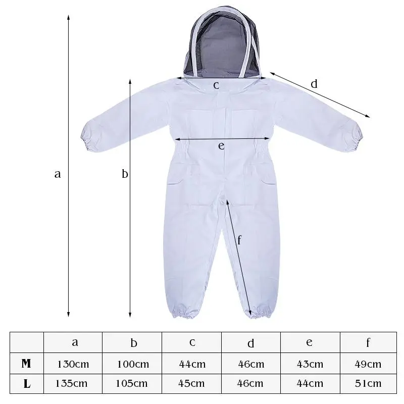 New Children's Beekeeping Suit Kids Anti Bee Jumpsuit Child Anti Bee Clothing Breathable Full Body Beekeeping Professional Safe