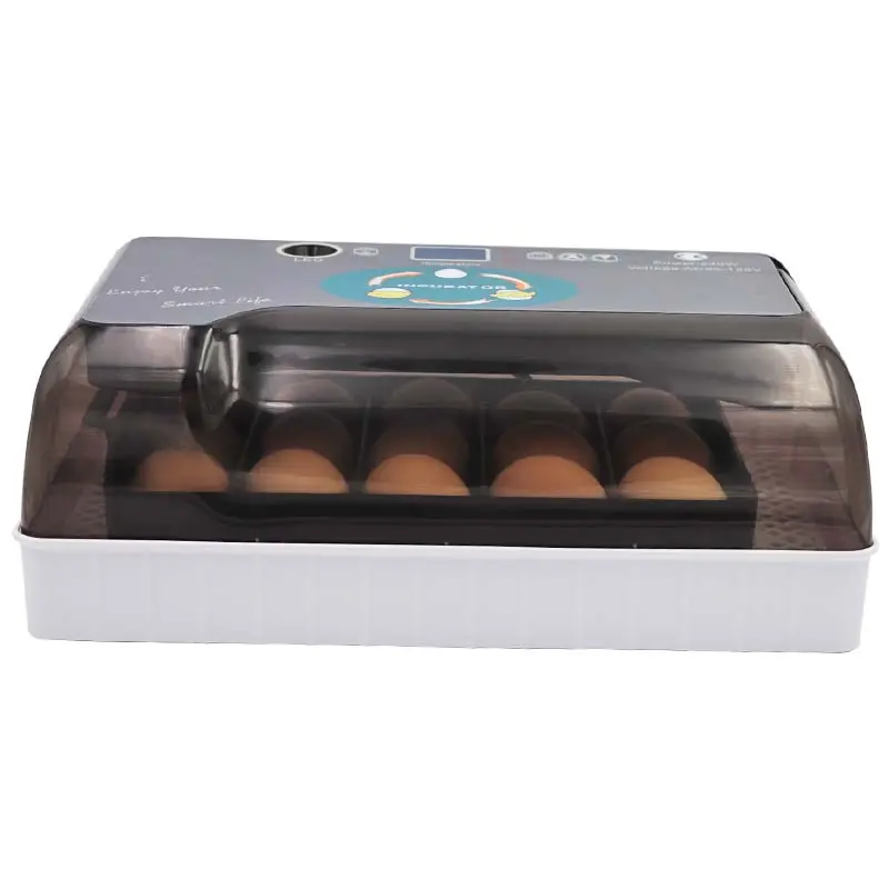 12 Eggs Hot sale Egg Incubator Digital Fully Automatic Poultry Hatcher for Chickens Ducks farm tools