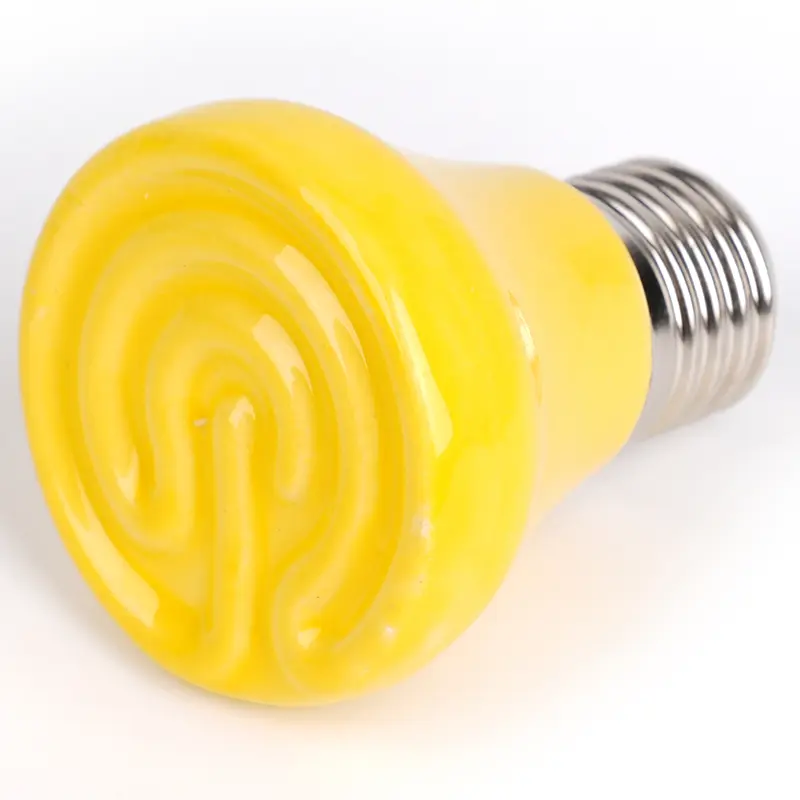 220V E27 Pet Ceramic Heating Lamp Infrared Emitter Heat ight Bulb Pet Brooder Chickens Reptile Lamp 25/50/75/100W