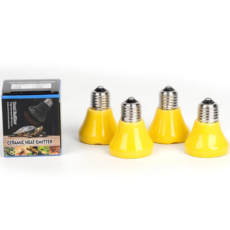 220V E27 Pet Ceramic Heating Lamp Infrared Emitter Heat ight Bulb Pet Brooder Chickens Reptile Lamp 25/50/75/100W
