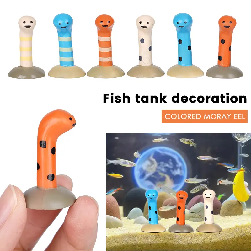1/3/6pcs Aquarium Decor Accessories Cute Animal Bookshelf Decoration Home Decoration Landscaping Ornament Fish Tank Decoration