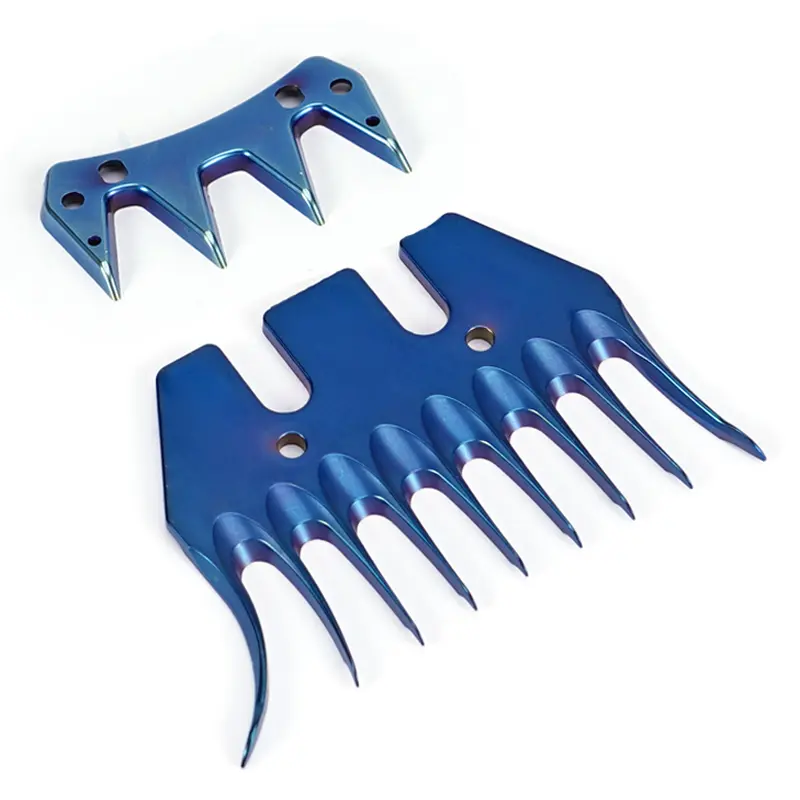 9 Tooth Blade Sheep Goat Shearing Clipper Straight/Curved Teeth Shears Convex Comb Cutter For Sheep Clipper Shears Scissors