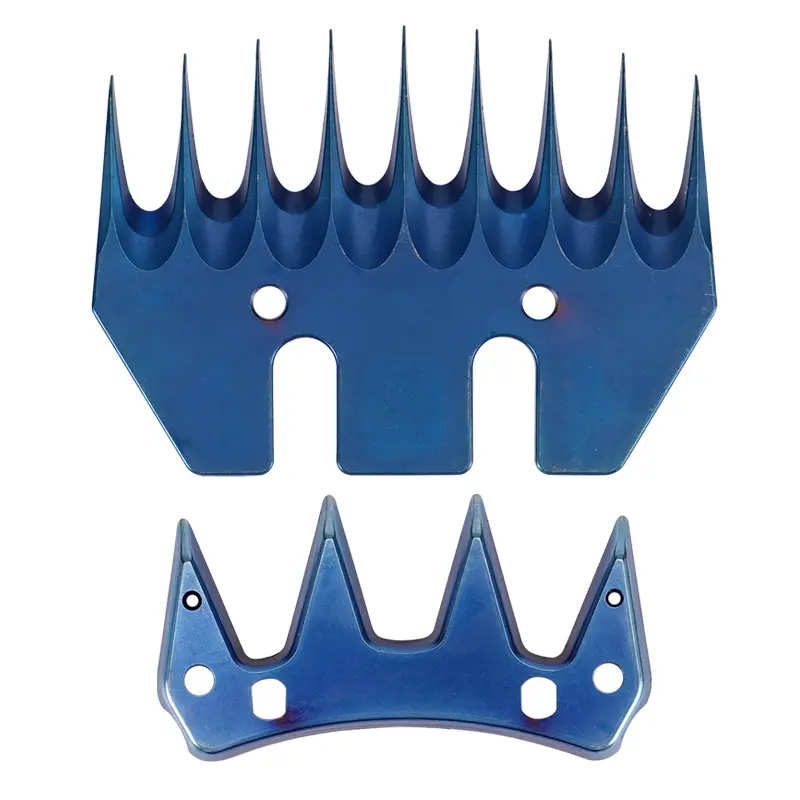 9 Tooth Blade Sheep Goat Shearing Clipper Straight/Curved Teeth Shears Convex Comb Cutter For Sheep Clipper Shears Scissors