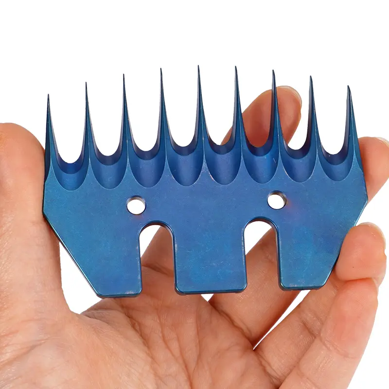 9 Tooth Blade Sheep Goat Shearing Clipper Straight/Curved Teeth Shears Convex Comb Cutter For Sheep Clipper Shears Scissors