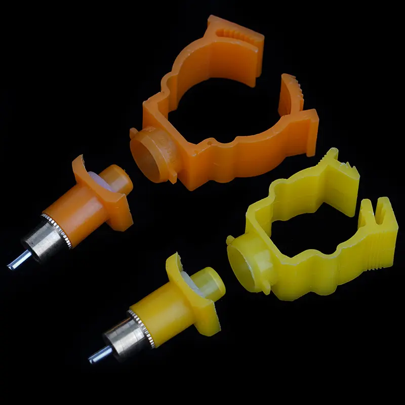 10pcs Rabbit Nipple Drinking Fountains Animal Drink Water Copper Material 20mm 25mm Pipe Interface Automatic Nipple Water Feeder