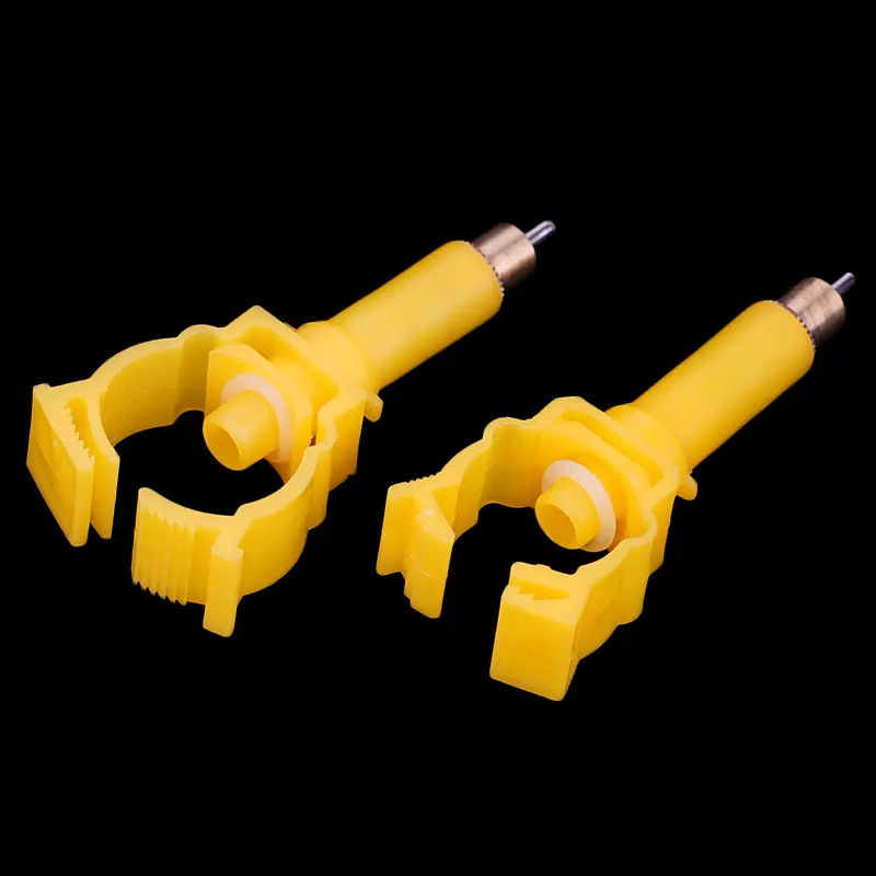 10pcs Rabbit Nipple Drinking Fountains Animal Drink Water Copper Material 20mm 25mm Pipe Interface Automatic Nipple Water Feeder