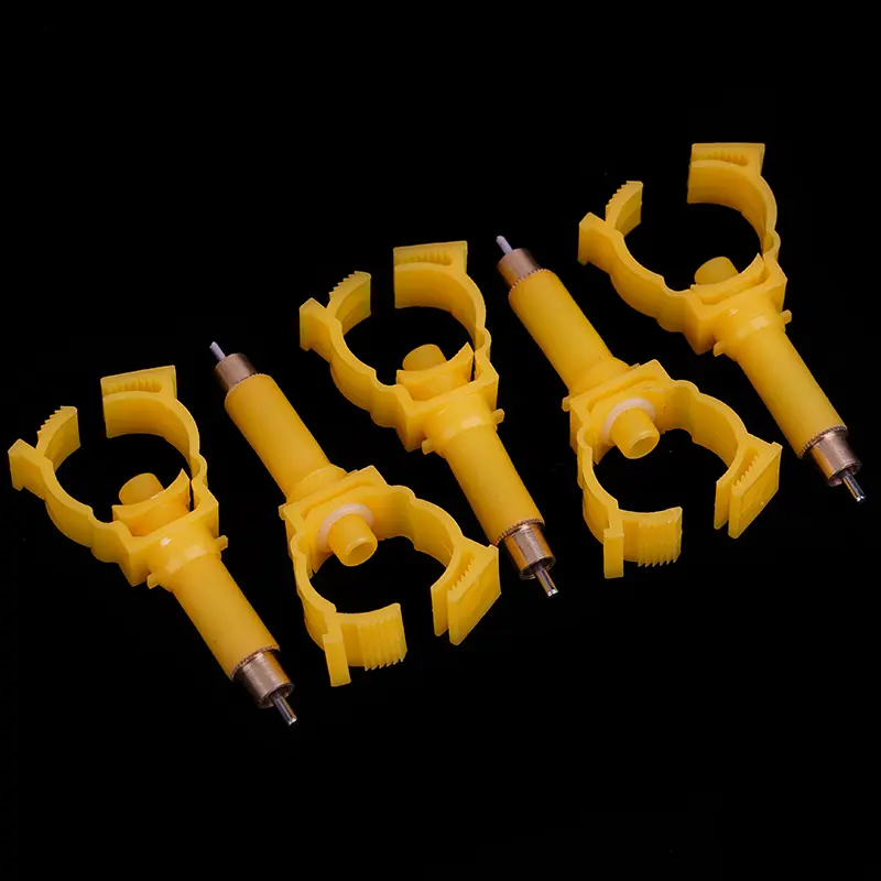 10pcs Rabbit Nipple Drinking Fountains Animal Drink Water Copper Material 20mm 25mm Pipe Interface Automatic Nipple Water Feeder