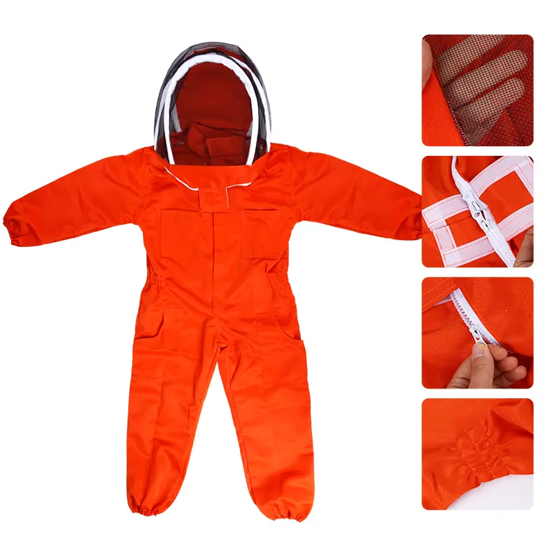 Apiculture Children Anti-bee Suit Breathable Suit for Kids Beekeeping Practice Kid Beekeeping Clothing Beekeeping Tools