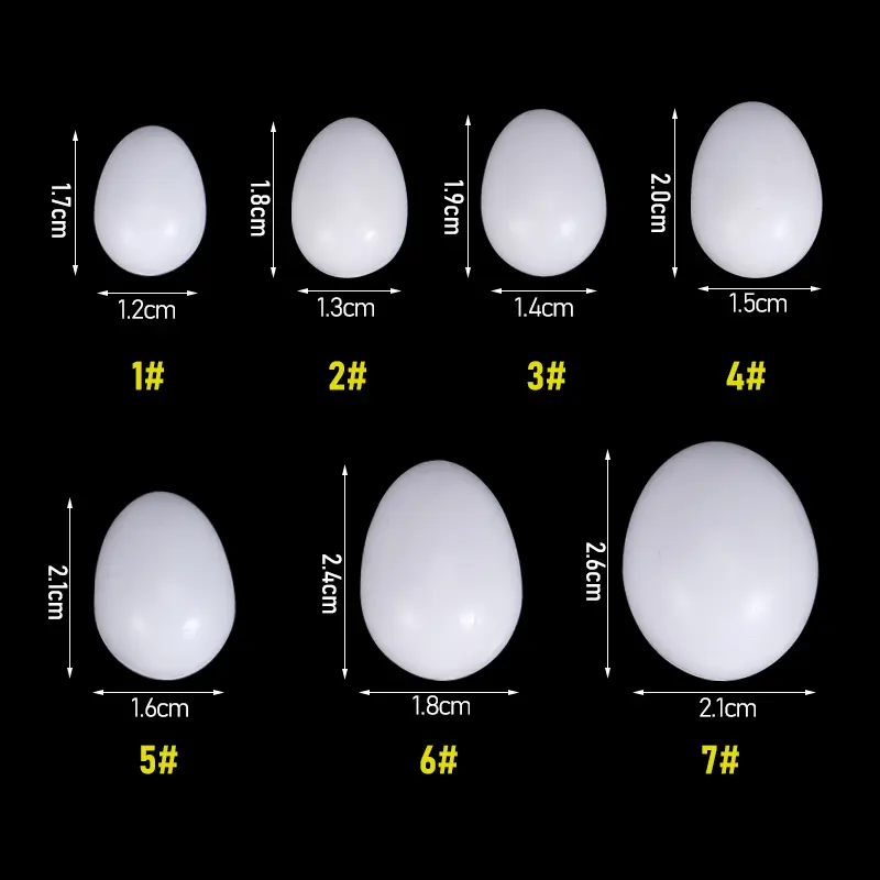 5-20pcs Simulated Pigeon Eggs Simulated Fake Eggs Bird Racing Pigeon Hatching Supplies Bird Raising Tools Nest Hatching Eggs