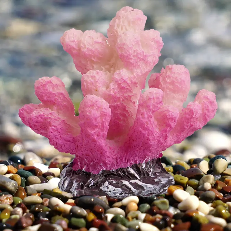 Artificial Coral Fish Tank Decoration Emulates Starfish Resin Reef Landscape Aquarium Decoration Craft Tabletop Decoration