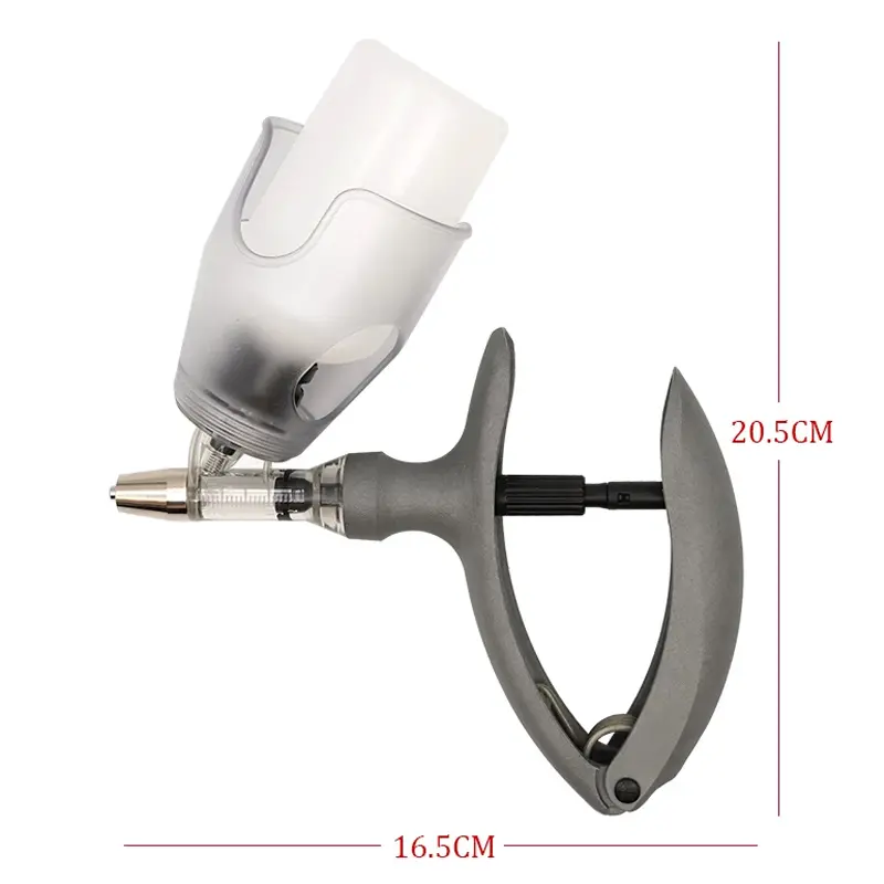 2ml /5ml Automatic Veterinary Continuous Syringe Animal Injection Adjustable Vaccine Injection for livestock Pig Cattle Sheep