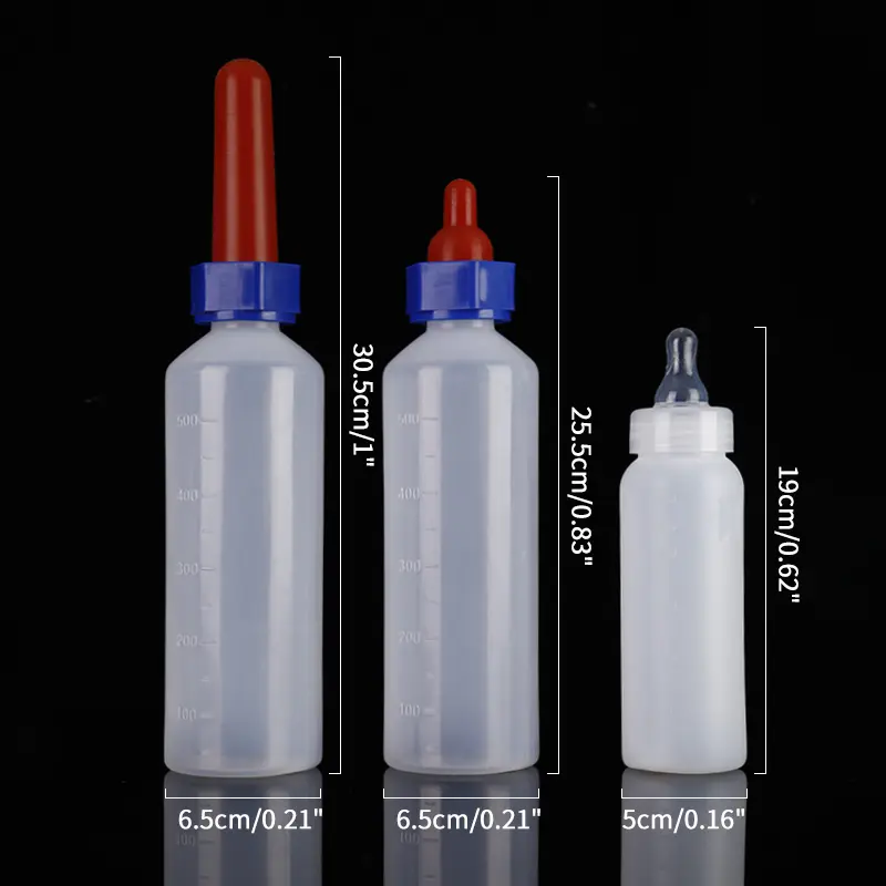 250ml/500ml Sheep Milk Bottle Lamb Feeding Bottle Animal Husbandry Animal Feeding Bottle Small Animal Lamb Feeding Nipple