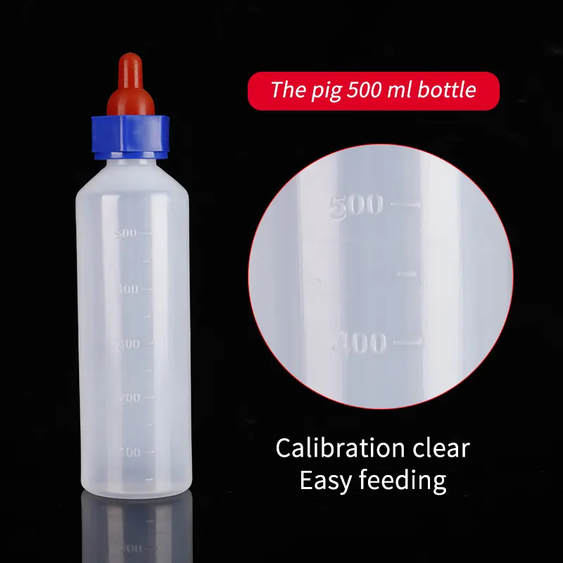 250ml/500ml Sheep Milk Bottle Lamb Feeding Bottle Animal Husbandry Animal Feeding Bottle Small Animal Lamb Feeding Nipple