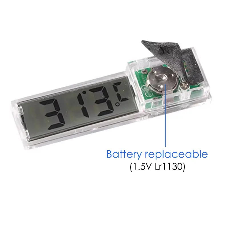 Aquarium Thermometer 3D Digital LCD Electronic Fish Tank Temperature Fish Turtle Temp Meter Aquarium Accessories