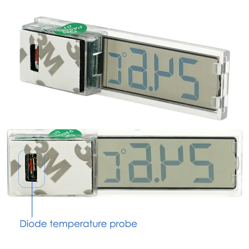 Aquarium Thermometer 3D Digital LCD Electronic Fish Tank Temperature Fish Turtle Temp Meter Aquarium Accessories