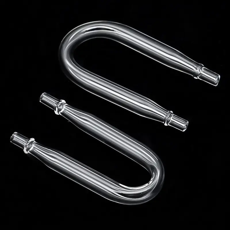 Aquarium U Shaped Air Pipe Connector Fish Tank Co2 Refiner Glass Tube Co2 Oxygen Tube For Co2 Diffuser Air Pump Accessories